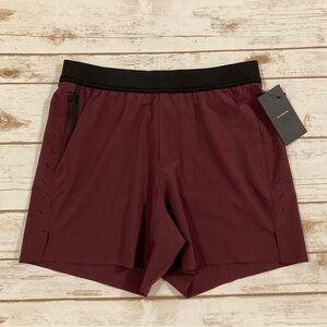 Ten Thousand 5” INTERVAL SHORT Maroon Unlined Size Small